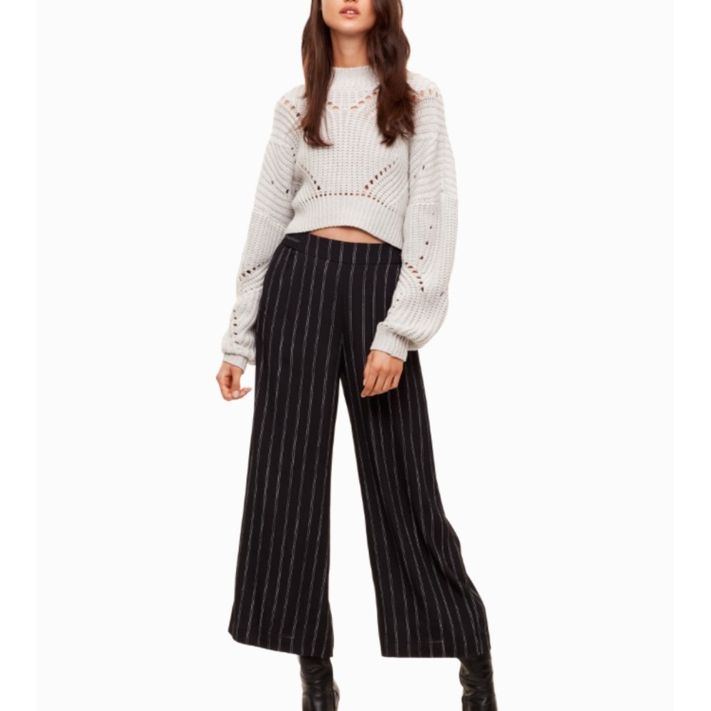 Aritzia Wilfred Goulaine Sweater in Heather Birch